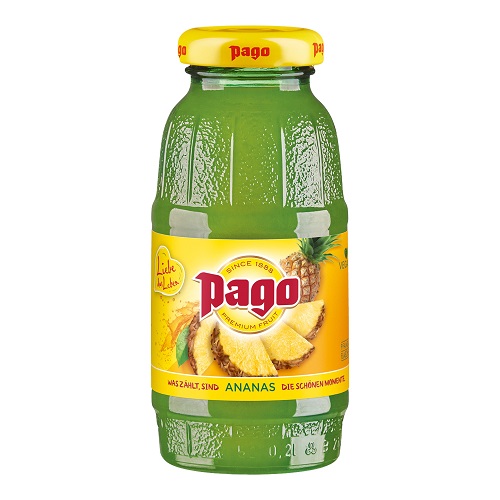 Pago сок Ананас, стекло, 200 мл Pago сок Ананас, стекло, 200 мл